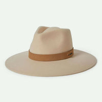 Brixton - Eleanor Felt Packable Hat in Macadamia