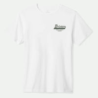 Brixton - Township S/S Tee in White/Olive