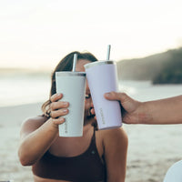 Project PARGO - 20oz Insulated Cup w/stainless Straw in Bone White