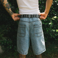 Billy Bones Club - Five Finger Denim Short in Washed Blue