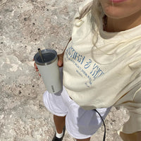 Project PARGO - 20oz Insulated Cup w/stainless Straw in Bone White