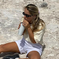 Project PARGO - 20oz Insulated Cup w/stainless Straw in Bone White
