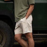 RHYTHM - Classic Linen Jam Shorts in Sand