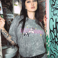 Billy Bones Club - C-All-Me 666 Tee in Washed Smoke