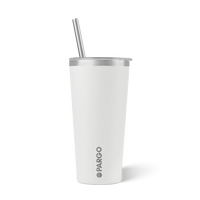 Project PARGO - 20oz Insulated Cup w/stainless Straw in Bone White