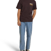 DEUS - Buckle Up Tee in Choc Brown