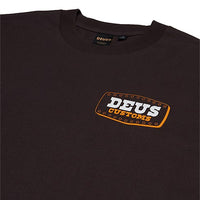 DEUS - Buckle Up Tee in Choc Brown