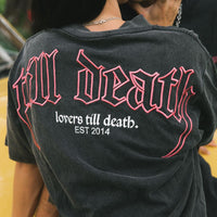 Billy Bones Club - Lovers Steeze Tee in Washed Black