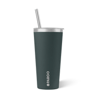 Project PARGO - 20oz Insulated Cup w/stainless Straw in BBQ Charcoal
