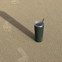Project PARGO - 20oz Insulated Cup w/stainless Straw in BBQ Charcoal