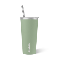 Project PARGO - 20oz Insulated Cup w/stainless Straw in Eucalyptus Green