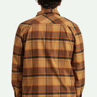 Brixton - Messer Packable Fedora in Timerwolf/Light Brown