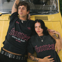 Billy Bones Club - Lovers Steeze Tee in Washed Black