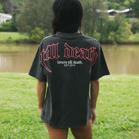 Billy Bones Club - Lovers Steeze Tee in Washed Black