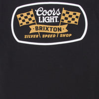Brixton - Coors Light Pit Stop S/S STT in Black