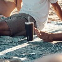 Project PARGO - 20oz Insulated Cup w/stainless Straw in BBQ Charcoal