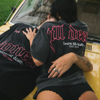 Billy Bones Club - Lovers Steeze Tee in Washed Black