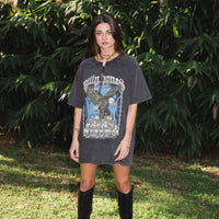 Billy Bones Club - Bold Eagle Tee in Acid Black