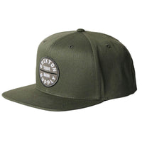 Brixton - Oath 111 Snapback in Dark Vetiver