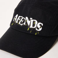 Afends - Natural Technology Hemp 5 Panel Cap in Black