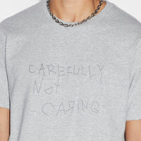Ksubi - Not Caring Kash Ss Tee in Grey Marle