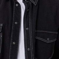 Barney Cools - Homie Shirt in Black Denim