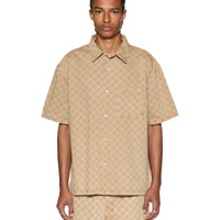 Ksubi - Box Denim SS Shirt in Tan