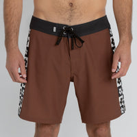 RHYTHM - Flower Bed Trunk Boardshort in Chocolate