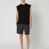 Afends - Collage Recycled Swim Boardshorts in Charcoal