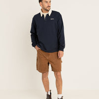 RHYTHM - Slacker Denim Short in Tobacco