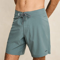 RHYTHM - Classic Stretch Trunk Short in Silver Pine