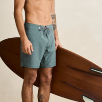 RHYTHM - Classic Stretch Trunk Short in Silver Pine