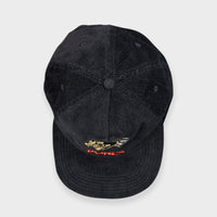 Billy Bones Club - Panther Cord Cap in Black