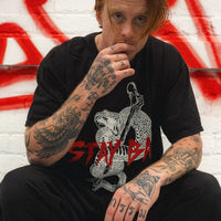 Billy Bones Club - Stay Bad Tee in Vintage Black