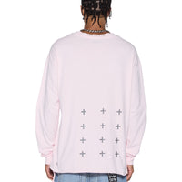Ksubi - All Day Biggie Long Sleeve Tee in Ice Quartz