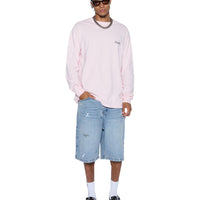 Ksubi - All Day Biggie Long Sleeve Tee in Ice Quartz