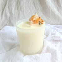 SEVENTEEN70/BOTANICALS - GOLDEN WATTLE + ORANGE CALCITE CANDLE