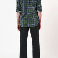 ROLLAS - Check Flannel Shirt in Emerald