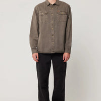 ROLLAS - Trailer Drill Shirt in Brown