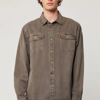 ROLLAS - Trailer Drill Shirt in Brown