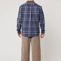 ROLLAS - Trailer Check Shirt in Navy Check