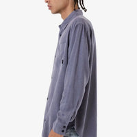 Thrills - Hemp Thrills Oversized Long Sleeve Shirt in Grey Ash