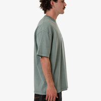 Thrills -Ambient Connections Box Fit Oversized Tee in Chinois Green