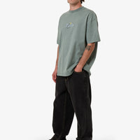 Thrills -Ambient Connections Box Fit Oversized Tee in Chinois Green