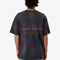 Thrills - Blends Oversized Fit Tee in India Ink Fade