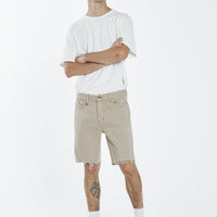 Thrills - Destroyed Bones Denim Short in Smokey Taupe