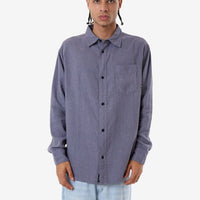 Thrills - Hemp Thrills Oversized Long Sleeve Shirt in Grey Ash