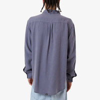 Thrills - Hemp Thrills Oversized Long Sleeve Shirt in Grey Ash