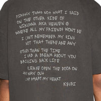 KSUBI - Hit List Ekcess SS Tee in Faded Black