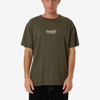Thrills - Thrills Workwear Embro Merch Tee in Grape Leaf